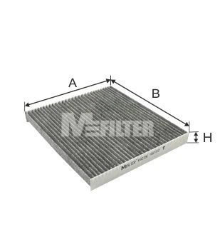 Купити 3C820013 AND Фільтр салону вугільний