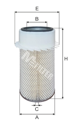 Повітряний фільтр двигуна на Alfa Romeo 33  905