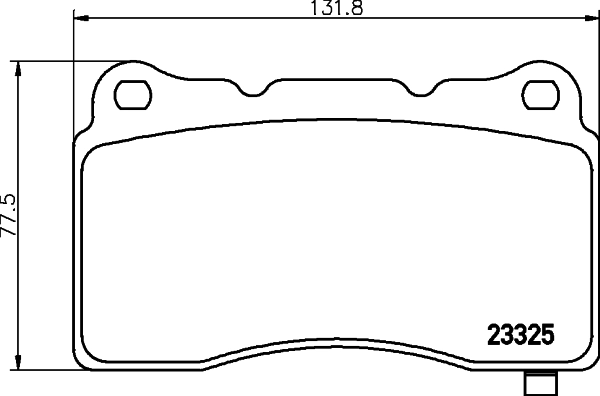 8DB355015481 HELLA Передні гальмівні колодки