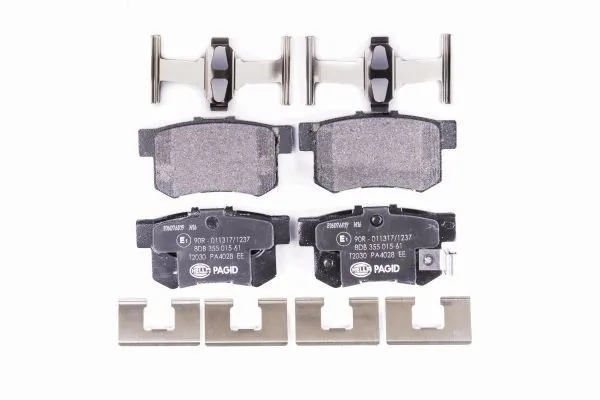 Задні дискові колодки HELLA 8DB355015611