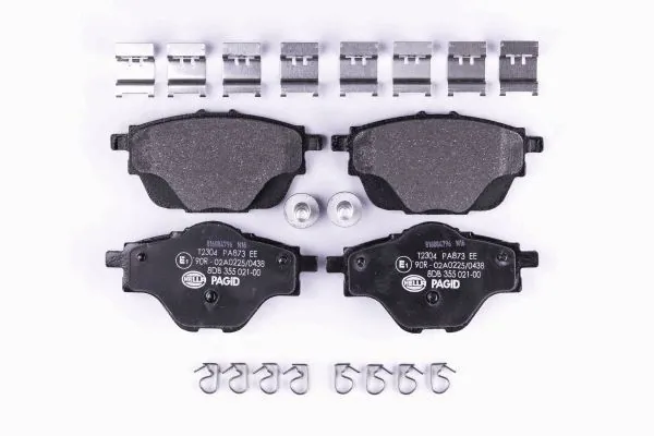 Купити 8DB355021001 HELLA Задні колодки