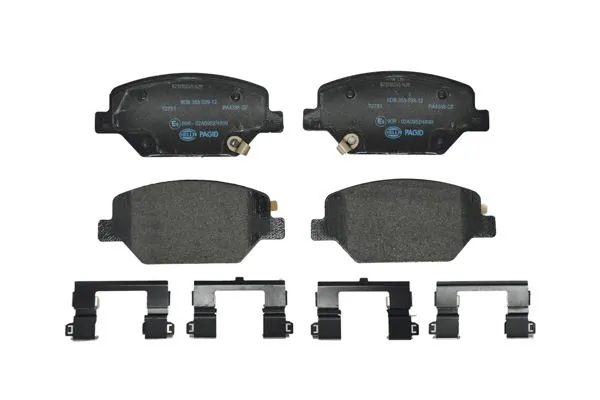 Передні тормозні колодки 161886 Power Stop