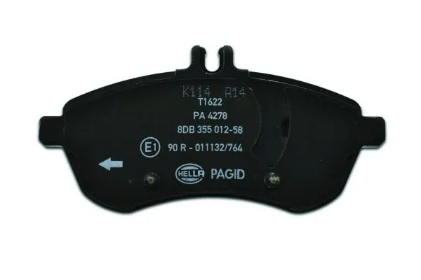 Купити 8DB355012581 HELLA Колодки гальмівні передні, дискові