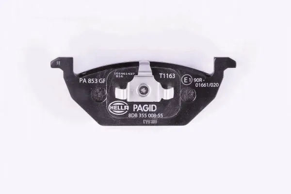 Гальмівні колодки HELLA 8DB355008551 ціна, від 24.83 USD