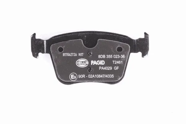 Задні гальмівні колодки 8DB355023361 HELLA
