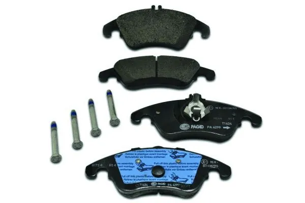 Купити 8DB355012621 HELLA Колодки гальмівні передні, дискові
