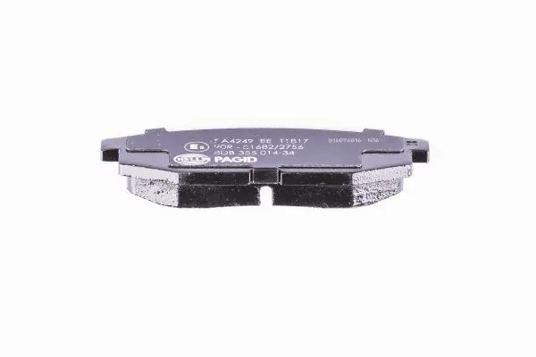 Задні гальмівні колодки 8DB355014341 HELLA