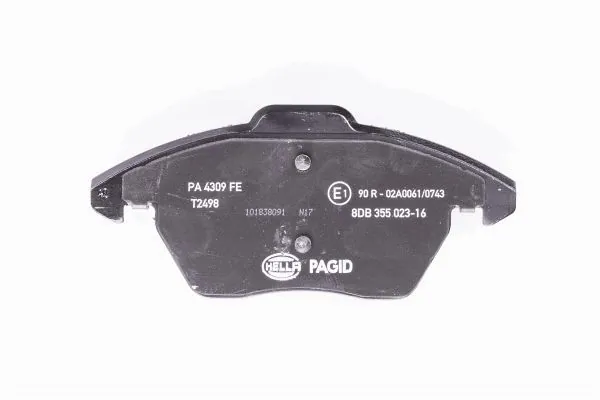 Купити 8DB355023161 HELLA Колодки гальмівні передні, дискові