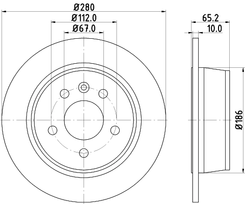 Дискові гальма на Mercedes V  638