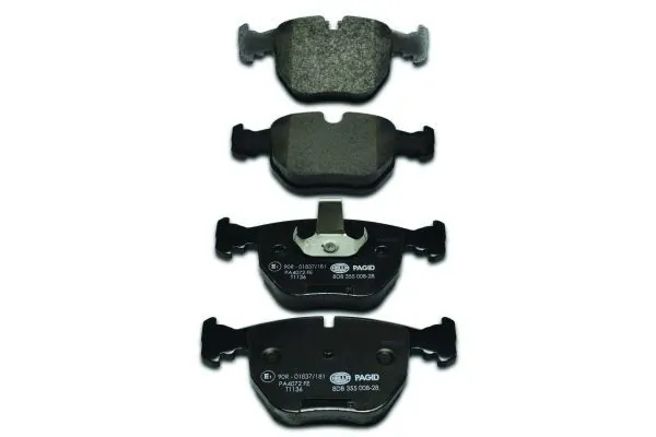Передні тормозні колодки 8DB355008281 HELLA