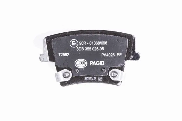 Задні дискові колодки HELLA 8DB355025051