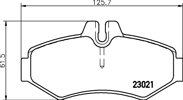 8DB355008651 HELLA Колодки гальмівні задні, дискові