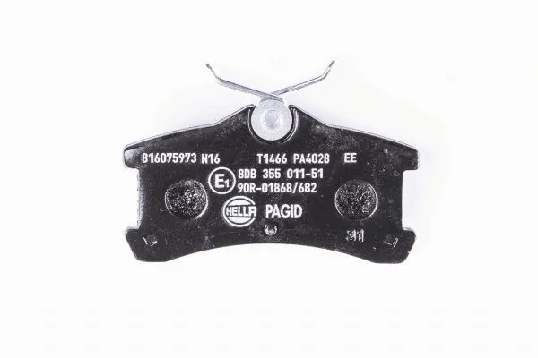 Купити 8DB355011511 HELLA Задні колодки