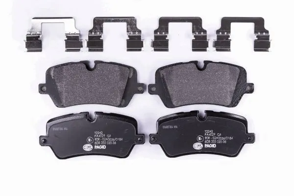 Купити 8DB355020361 HELLA Задні колодки