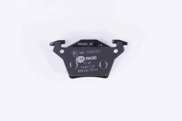 Задні гальмівні колодки 8DB355008641 HELLA
