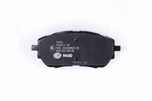 Купити 8DB355020281 HELLA Колодки гальмівні передні, дискові