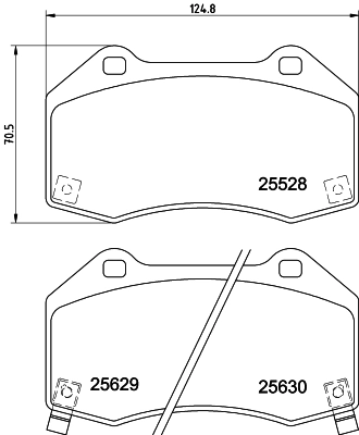 95515503 Opel Передні гальмівні колодки