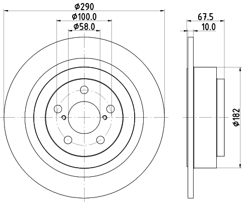 8DD355113791 HELLA Дискові гальма
