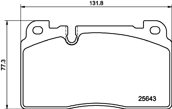 8DB355020241 HELLA Передні гальмівні колодки