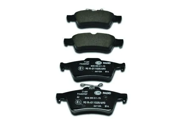 Купити 8DB355011731 HELLA Задні колодки