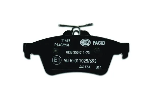 Задні гальмівні колодки 8DB355011731 HELLA