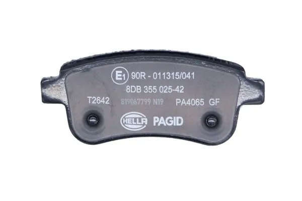 Задні гальмівні колодки 8DB355025421 HELLA