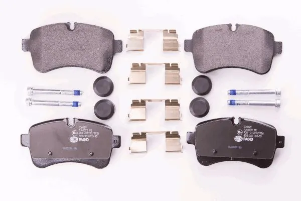 Задні гальмівні колодки HELLA 8DB355005551 ціна, від 35.56 USD