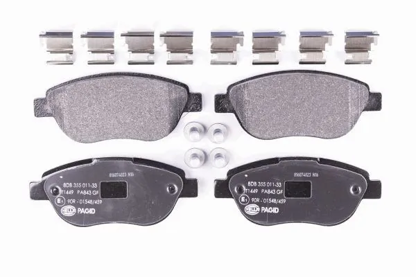 Купити 8DB355011331 HELLA Колодки гальмівні передні, дискові