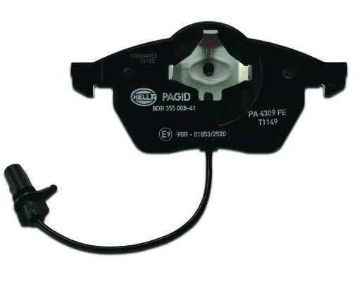 Тормозні колодки HELLA 8DB355008411