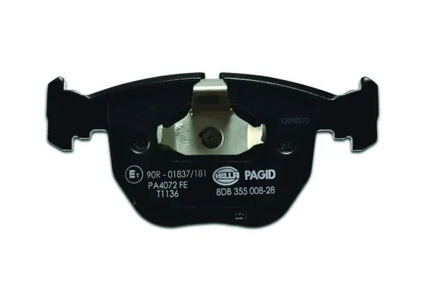 Купити 8DB355008281 HELLA Колодки гальмівні передні, дискові