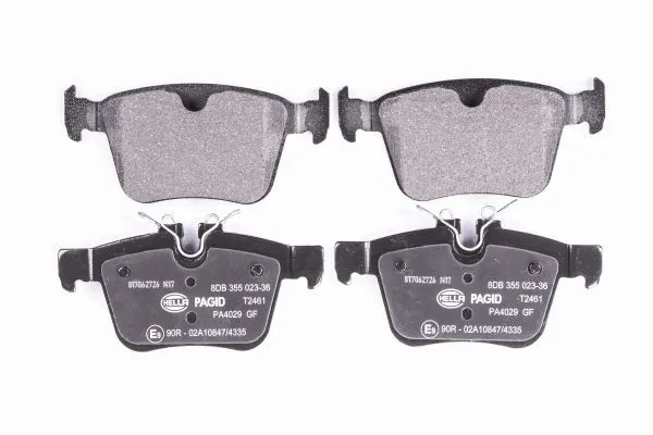 Задні дискові колодки HELLA 8DB355023361
