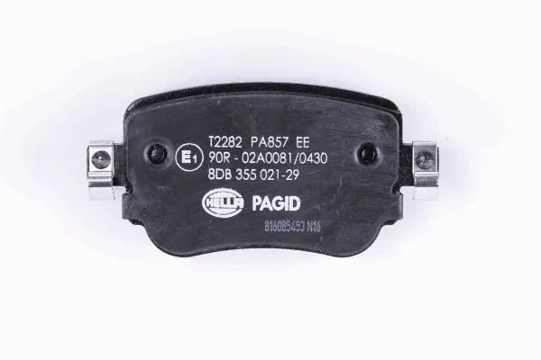 Задні дискові колодки HELLA 8DB355021291