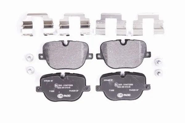 Задні дискові колодки HELLA 8DB355015451
