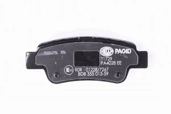 Купити 8DB355013591 HELLA Задні колодки
