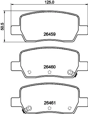 Купити 162381 Power Stop Задні колодки