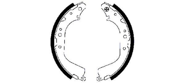 Колодки гальмові задні, барабанні HELLA 8DB355002131 ціна, від 42.00 USD