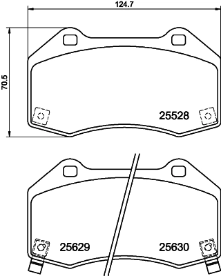 Передні тормозні колодки 161379B Power Stop