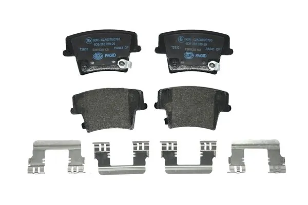 Задні гальмівні колодки 8DB355039291 HELLA