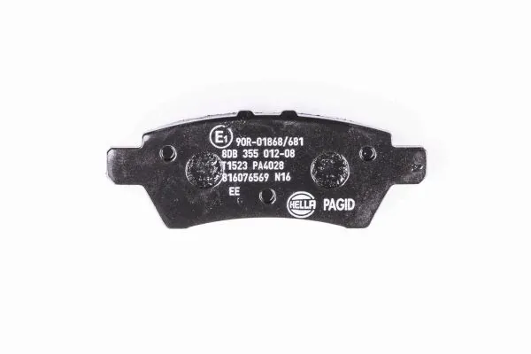 Задні гальмівні колодки 8DB355012081 HELLA