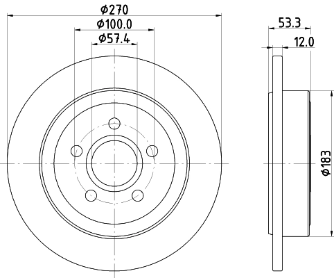 Гальмівні диски K05085652AB Fiat/Alfa/Lancia