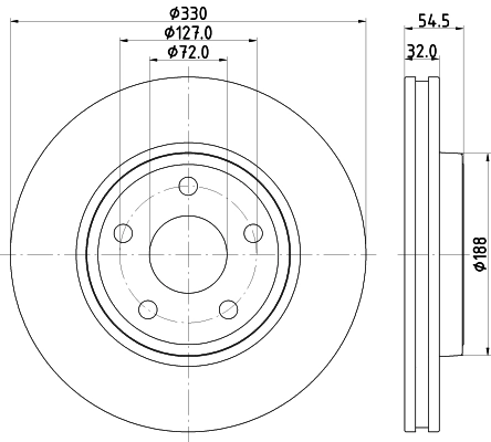 Гальмівні диски передні 83042005 R1 Concepts