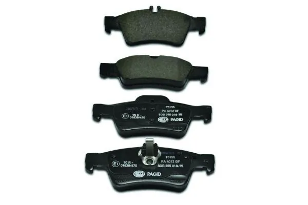 Задні дискові колодки HELLA 8DB355018751