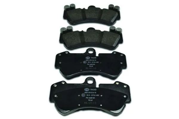Купити 8DB355018701 HELLA Колодки гальмівні передні, дискові