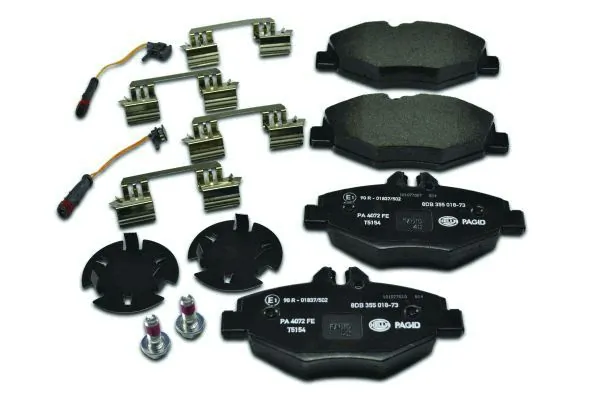 Тормозні колодки HELLA 8DB355018731