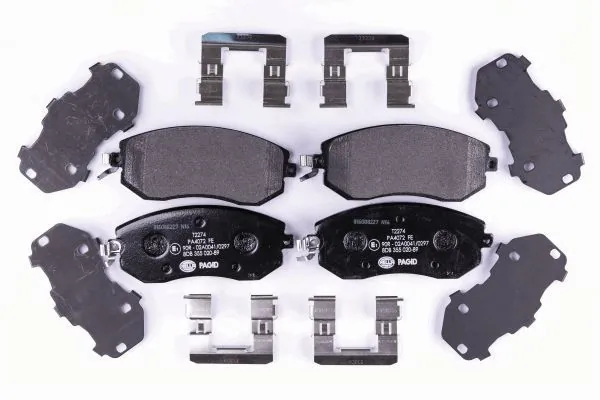 Купити 8DB355020891 HELLA Колодки гальмівні передні, дискові