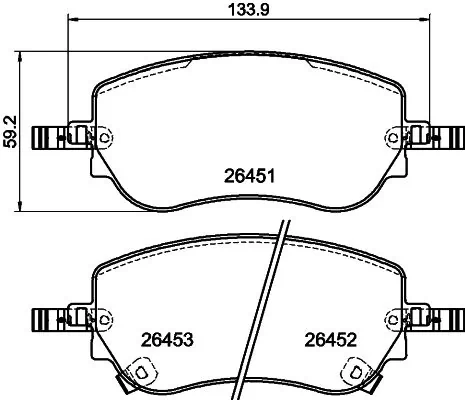Гальмівні колодки Fiat/Alfa/Lancia 77368941 ціна, від 67.95 USD