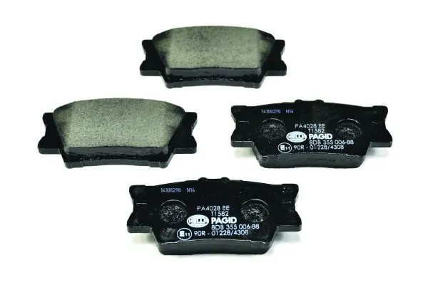 Задні дискові колодки HELLA 8DB355006881
