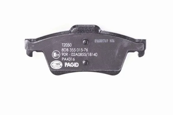 Задні дискові колодки HELLA 8DB355015761
