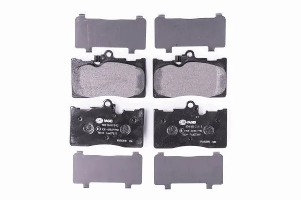 Передні тормозні колодки 8DB355012121 HELLA