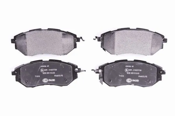 Купити 8DB355012031 HELLA Колодки гальмівні передні, дискові